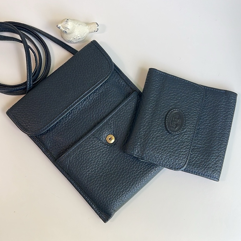 Fossil 🗝️ Genuine Leather Travel Crossbody With Removable Wallet